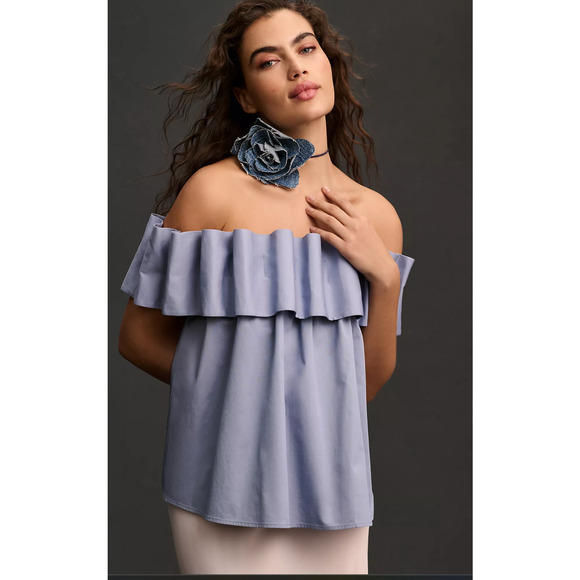 NWT Anthropologie Mare Mare Pleated Top - Small - Picture 1 of 5